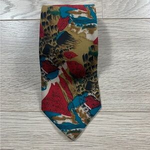 Vintage Yorn For Men Pattern 80’s Tie